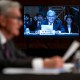 Fed Chair Jerome Powell looks uneasy as he testifies before the Senate Committee.