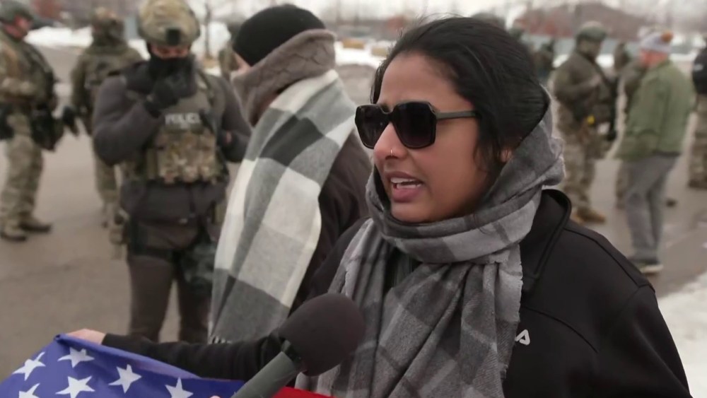 Protestor gets emotional over deadly Minneapolis shooting: ‘This could have been avoided’