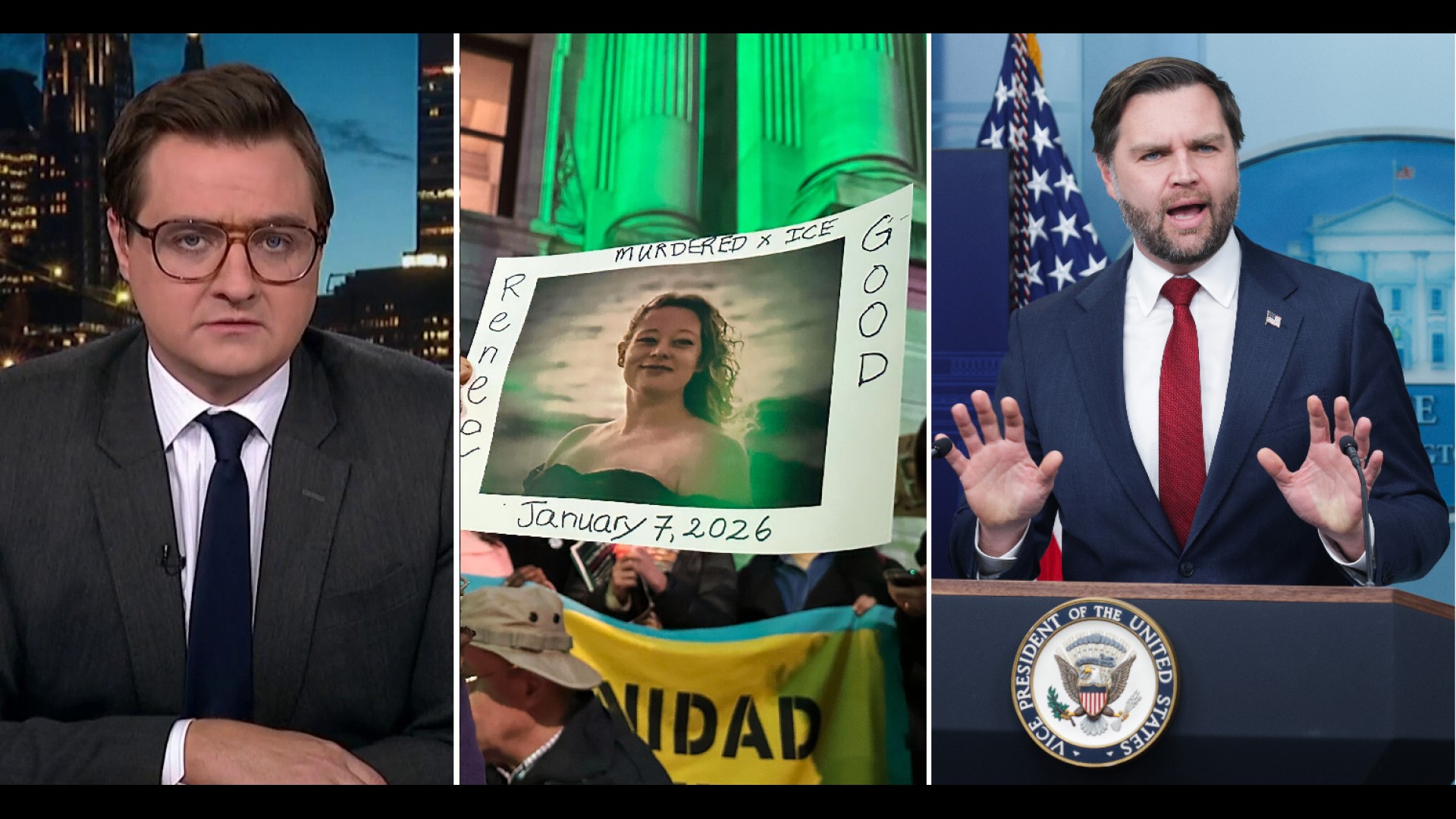 ‘The lies are easily disproven’: Hayes dismantles JD Vance’s ICE shooting claims