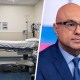 An empty bed in an emergency room; Ali Velshi.