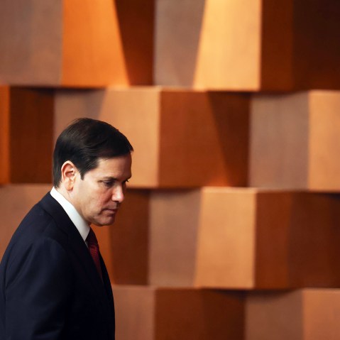 U.S. Secretary of State Marco Rubio during a press conference on Sept. 03, 2025 in Mexico City, Mexico.