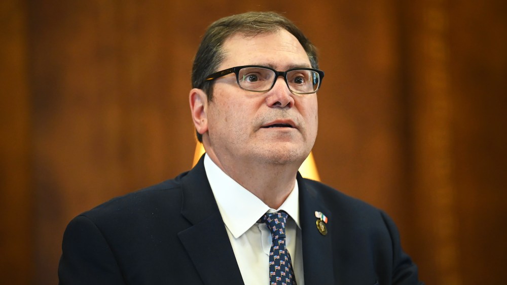 U.S. Attorney for the Northern District of New York John A. Sarcone III after being sworn in on March 17, 2025, in Albany, N.Y.