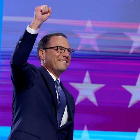 Governor of Pennsylvania Josh Shapiro during the Democratic National Convention on Aug. 21, 2024, in Chicago.