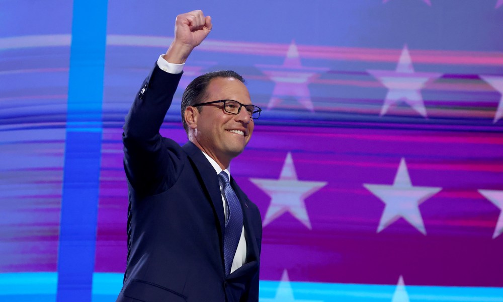 Governor of Pennsylvania Josh Shapiro during the Democratic National Convention on Aug. 21, 2024, in Chicago.