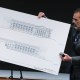 Architect Shalom Baranes shows elevation drawings for a new $400 million ballroom on Jan. 08, 2026 in Washington, D.C.
