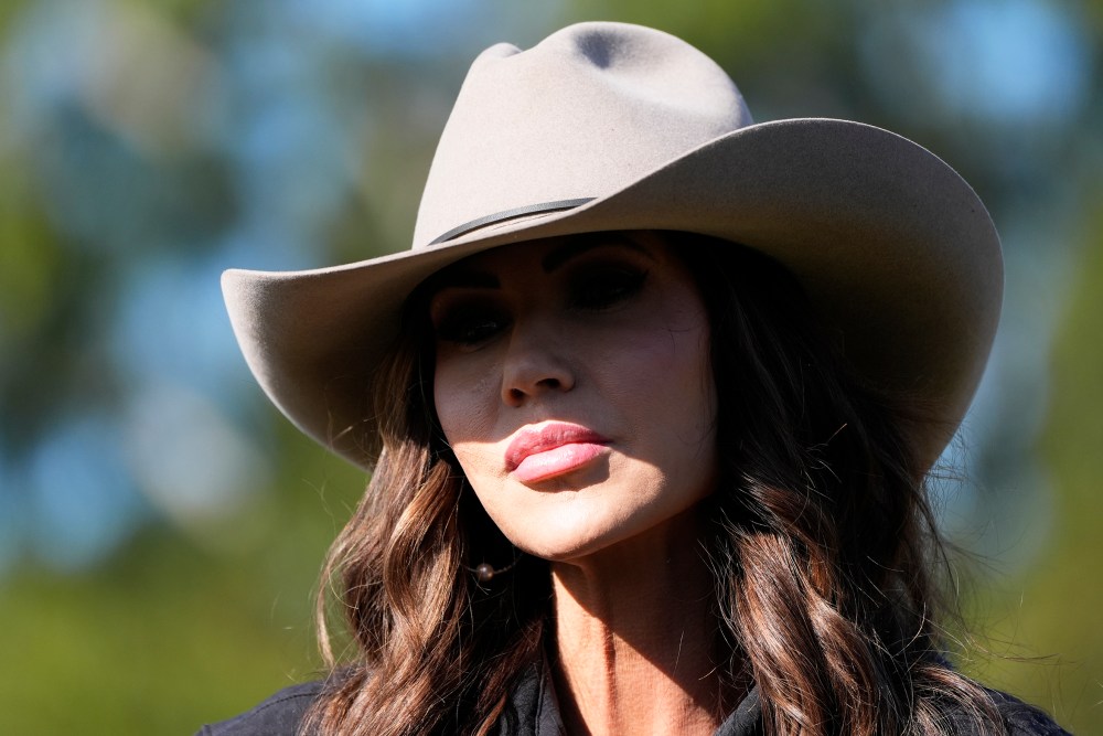 Homeland Security Secretary Kristi Noem on July 28, 2025 in Buenos Aires, Argentina.