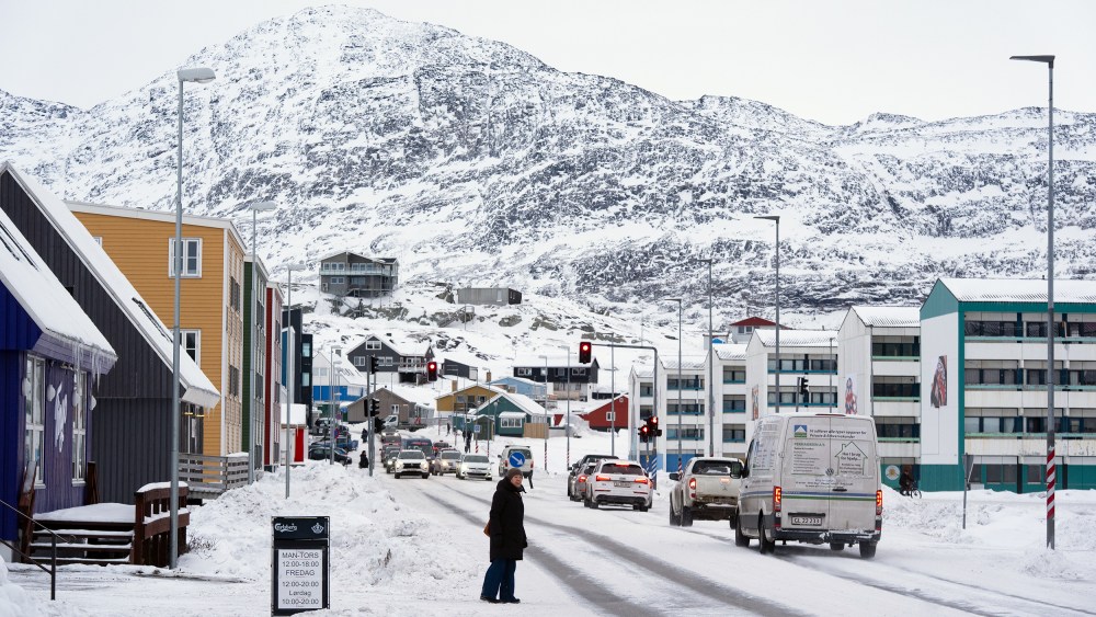 Greenland town.