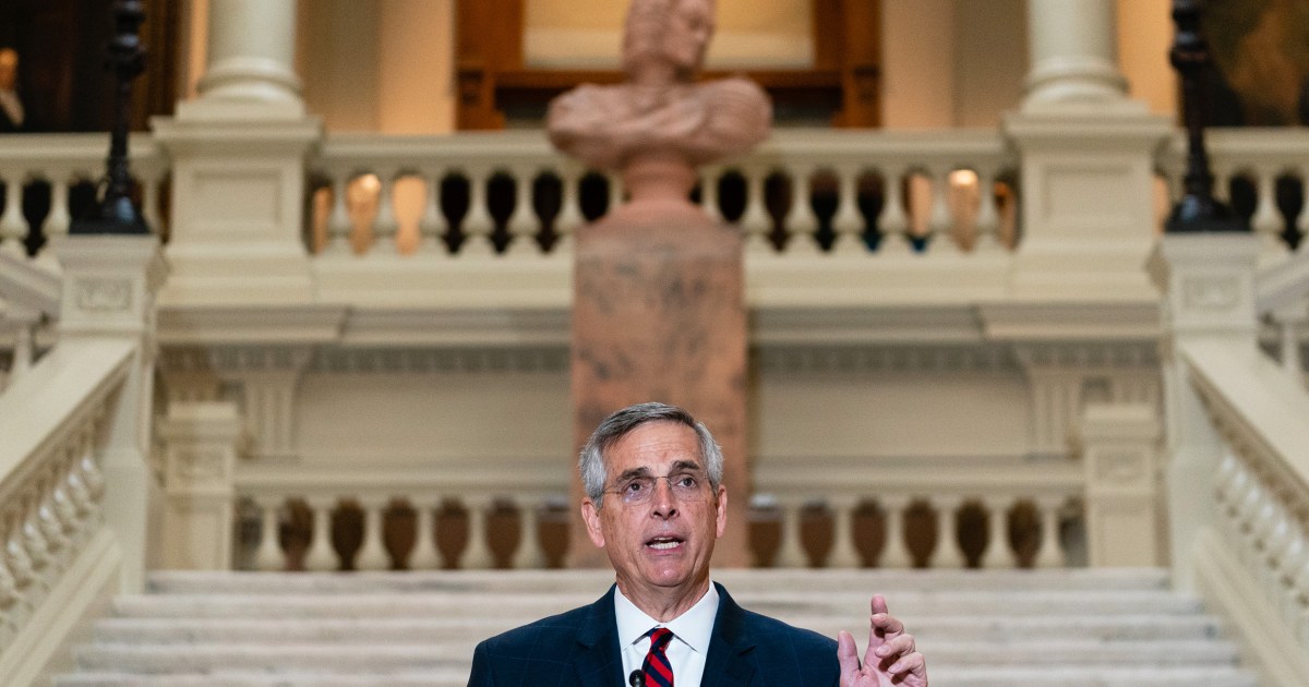 
                            Georgia secretary of state to fellow Republicans seeking voter data: ‘Hell no’