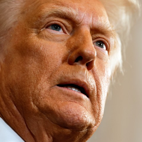 President Donald Trump during inauguration ceremonies on Jan. 20, 2025 in the Rotunda of the U.S. Capitol.