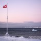 A Greenlandic flag on Jan. 20, 2026, in Nuuk, Greenland.