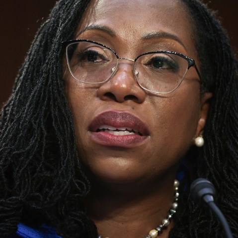 Judge Ketanji Brown Jackson during her confirmation hearing on March 23, 2022 on Capitol Hill.