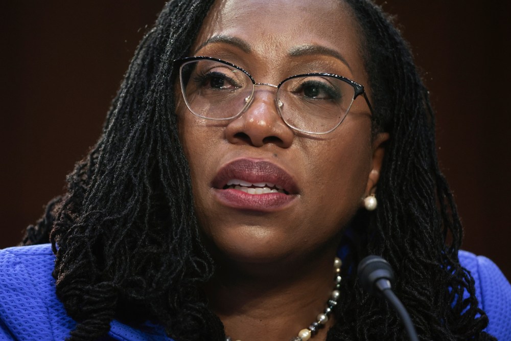 Judge Ketanji Brown Jackson during her confirmation hearing on March 23, 2022 on Capitol Hill.