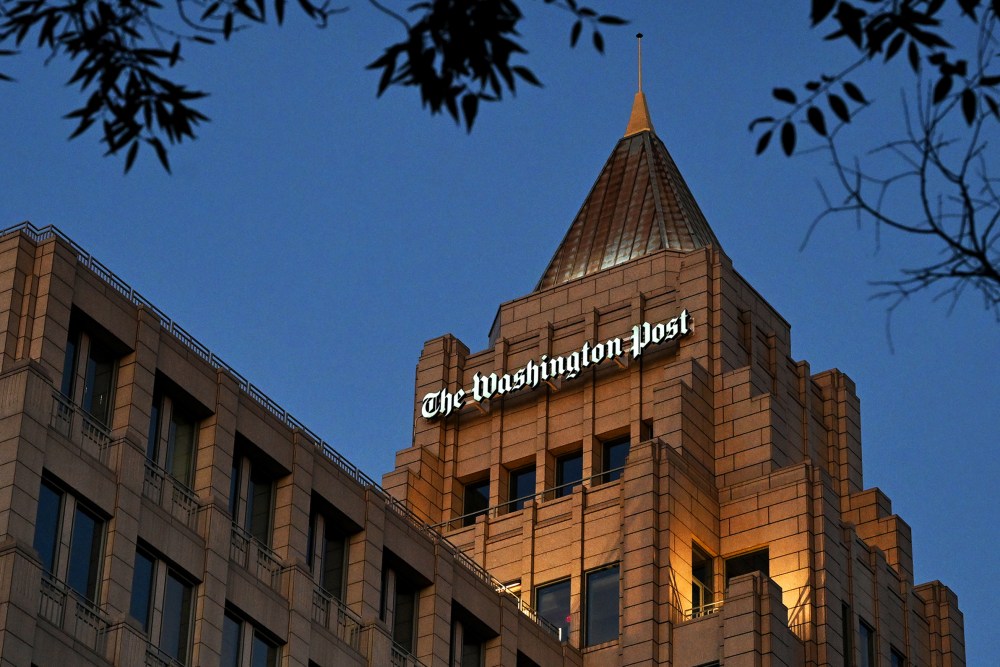 The Washington Post offices on Nov. 03, 2024 in Washington, D.C.