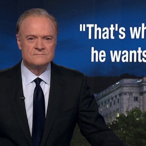 Lawrence: And so it has come to a Democratic governor asking Trump not to attack his state